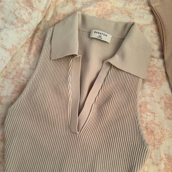 Babaton Sculpt Knit Polo - Picture 4 of 5